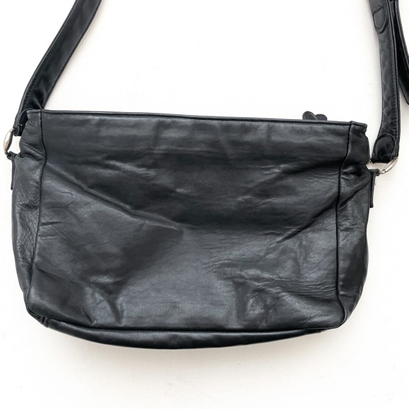 SAS Black Leather Crossbody - Picture 3 of 10